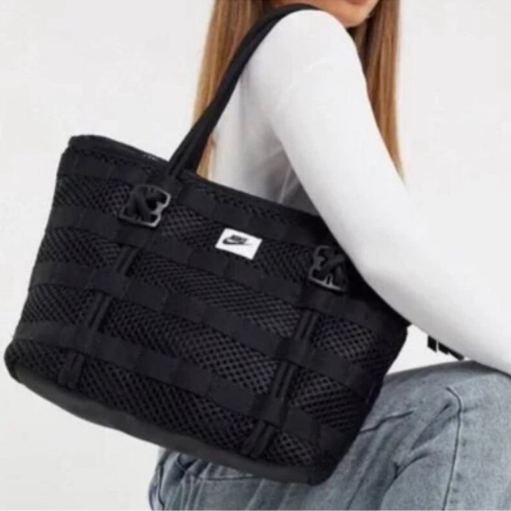 Nike Black Mesh Carry Tote